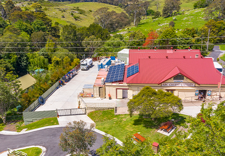 Tilba ABC Cheese Factory - Aerial view